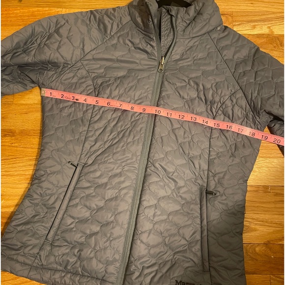 Marmot Quilted Shell Jacket in Charcoal Grey - Picture 4 of 7